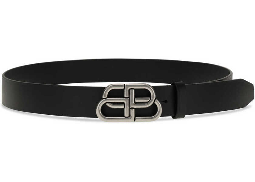 Curele Balenciaga BB Belt BLACK Barbati (BM 19759685) 2
