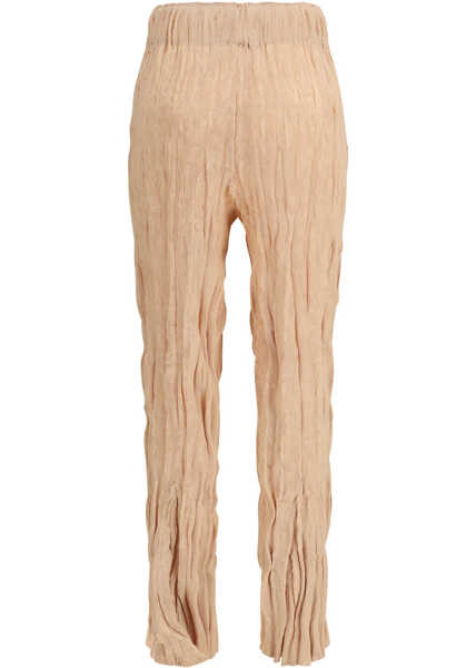 Pantaloni casual GONGDID DESIGN Flared wave Pants PEACH Femei (BM 19759688) 2