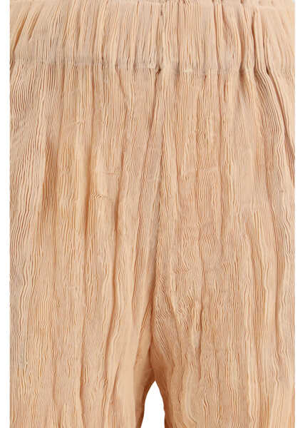 Pantaloni casual GONGDID DESIGN Flared wave Pants PEACH Femei (BM 19759688) 3