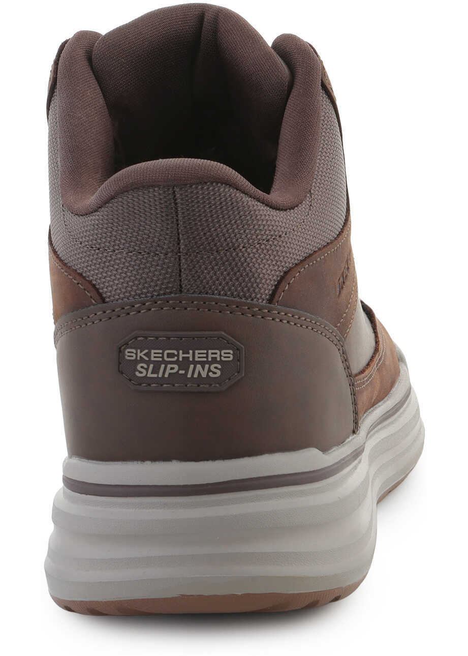 Incaltaminte trekking SKECHERS Sterling-Rogan Brown Brown Barbati (BM 19759757) 5