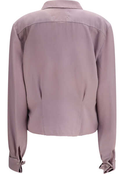 Camasi casual Maison Margiela Silk Shirt DUSTY PINK Femei (BM 19759793) 2