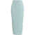 GONGDID DESIGN Wavy midi Skirt MINT