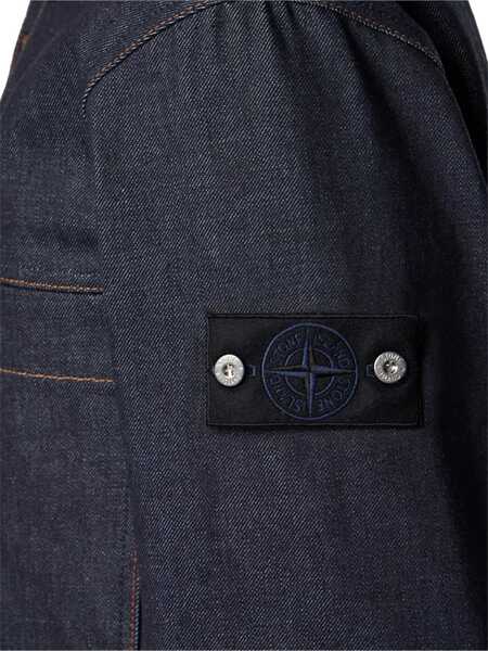 Camasi de blugi Stone Island Denim Shirt Jacket BLUE RINSE Barbati (BM 19759802) 3