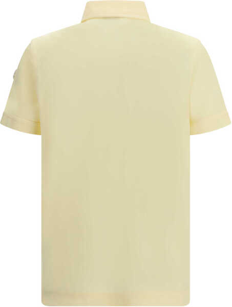 Tricouri Polo Moncler Cotton piqu Polo Shirt PASTEL YELLOW Barbati (BM 19759811) 2