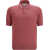 Brunello Cucinelli Linen and silk Polo Shirt CORALLO
