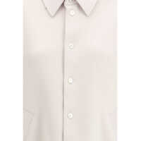 Camasi casual Dama - Camasi casual Balenciaga Cashmere Overshirt CREAM Femei (BM 19759838) - B-mall.ro