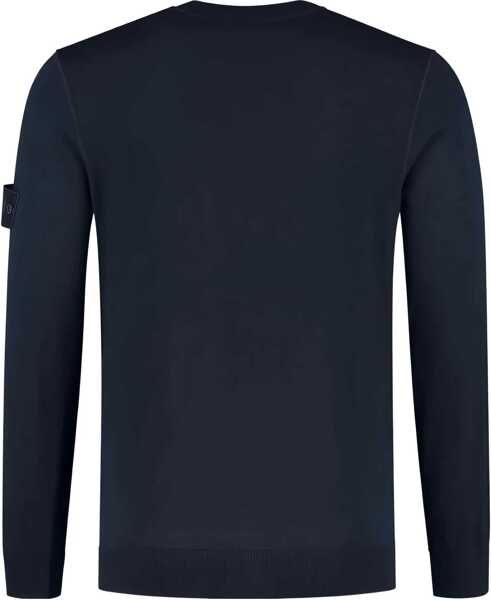 Pulovere Stone Island Wool crew neck Sweater NAVY BLUE Barbati (BM 19759853) 2