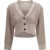 Brunello Cucinelli Sequined mesh Cardigan DESERTO