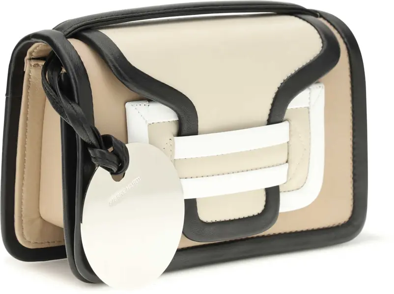 Genti de umar PIERRE HARDY Alpha Shoulder Bag LAMB CALF MULTI OFF WHITE BLACK Femei (BM 19759871) 2