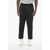 Marni Textured Fabric 4-Pocket Trousers With Belt Loops Black