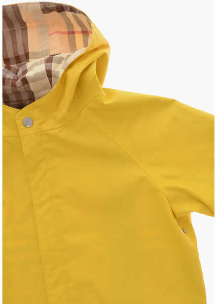 Paltoane Burberry Kids Reversible Trench Coat With Tartan Pattern Yellow Fete (BM 19759991) 2