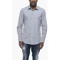 Camasi elegante Striped Shirt Awning With French Collar Barbati