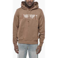 Hanorace Hoodie Sweatshirt Solid-Color S-Ginn With Maxi Logo Barbati