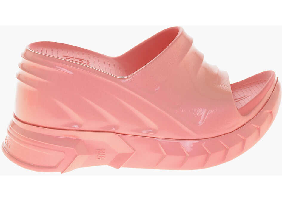 Sandale fara toc Givenchy Rubber Sandals Marshmellow Pink Femei (BM 19760018) 3