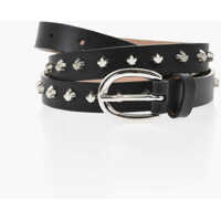 Curele 20Mm Leather Belt '80S With Studs Femei