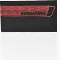 Portofele DSQUARED2 Vegan Leather Card Holder With Pvc Details
