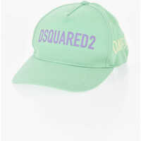 Sepci DSQUARED2 One Life One Planet Organic Cotton Baseball Cap With Print