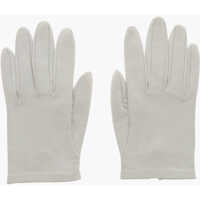 Manusi Solid-Color Leather Gloves Femei
