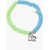 DSQUARED2 Two-Tone Bracelet With Metal Charm D2 Blue