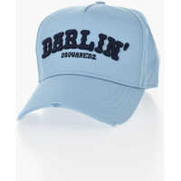 Sepci DSQUARED2 Cotton Gabardine Baseball Cap Souvenir From Canada With Rais
