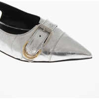 Incaltaminte Dama pagina 46 - Balerini casual Givenchy Lam Leather Ballerinas Escarpins With Slingback Design Silver Femei (BM 19760171) - B-mall.ro