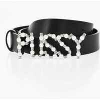 Curele Leather Belt Dirty Plaque With Jeweled Buckle 30Mm Femei