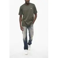 Tricouri Diesel pentru Barbati - Tricouri Diesel Solid-Color Crew Neck T-Shirt T-Just-Situation Green Barbati (BM 19760195) - B-mall.ro