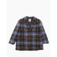Paltoane Checked Wool-Blend Coat Fete