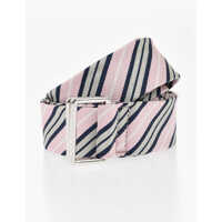Curele DSQUARED2 Striped Fabric Belt 35Mm