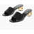 Givenchy Leather Open Toe Mules With Iconic 5Cm Heel Black