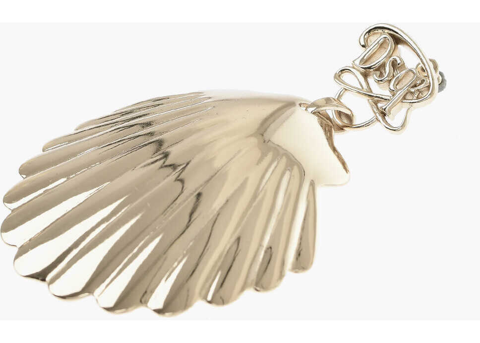 Cercei DSQUARED2 Maxi Single Shell-Shaped Earring Silver Femei (BM 19760249) 2