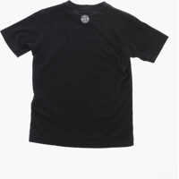 Imbracaminte Stone Island pentru Baieti pagina 2 - Tricouri Stone Island Cotton Crewneck T-Shirt With Flocked Logo Black Baieti (BM 19760258) - B-mall.ro