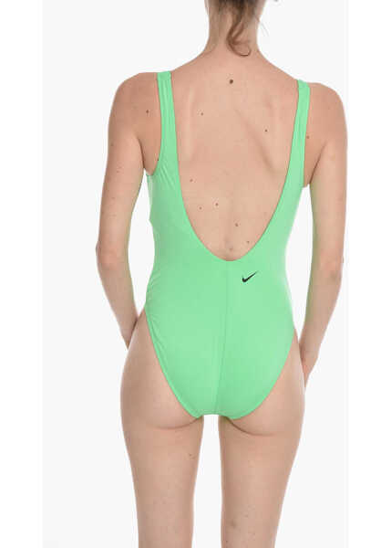 Costume de baie intregi Nike Swimsuit U-Back With Front Logo Green Femei (BM 19760354) 2