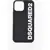 DSQUARED2 Solid-Color Iphone 13 Pro Case With Contrast Logo Black