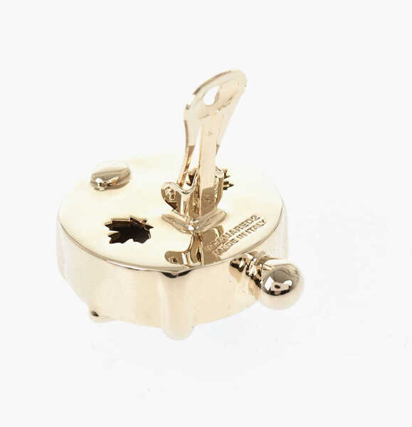 Cercei DSQUARED2 Metal Clip-On Earrings With Set Crystals Blue Femei (BM 19760375) 3