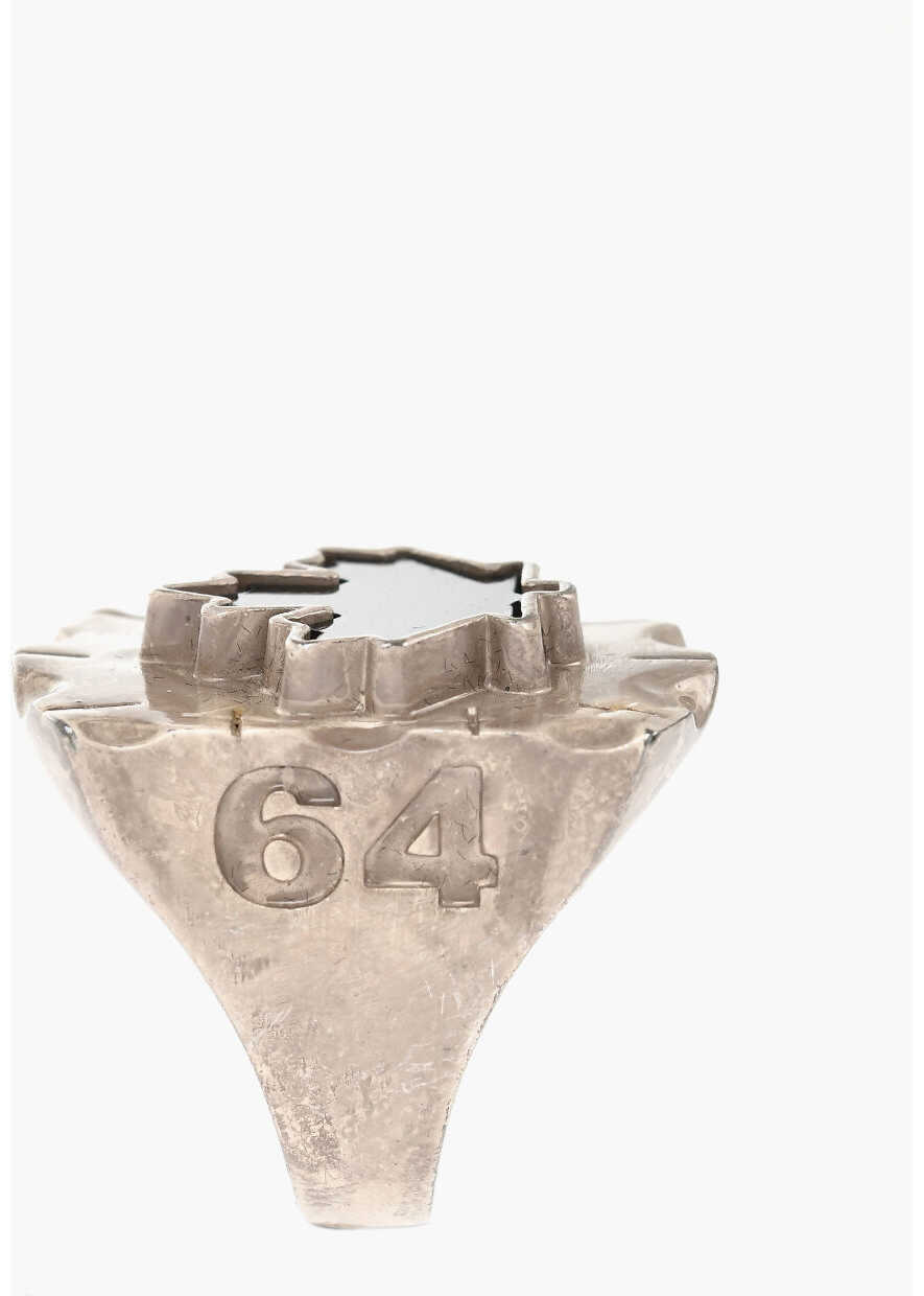 Inele DSQUARED2 Metal Ring Funky Tribal Decorated With Maple Leaf Motif Black Barbati (BM 19760420) 2