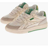 Sneakers Leather Sneakers Angels University Distressed Effect Femei