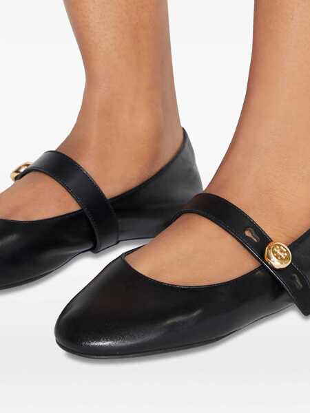 Balerini Tory Burch Ballerinas Black Femei (BM 19760520) 2