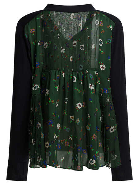 Pulovere casual Sacai Knitwear Blue Femei (BM 19760529) 2