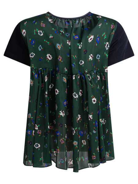 Tricouri Sacai T-shirts Blue Femei (BM 19760532) 2