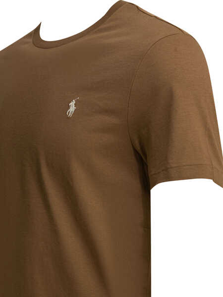 Tricouri Ralph Lauren T-shirts Brown Barbati (BM 19760556) 4