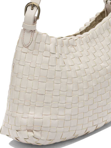 Genti de umar DRAGON DIFFUSION Hobo Salvage medium shoulder bag Beige Femei (BM 19760589) 4