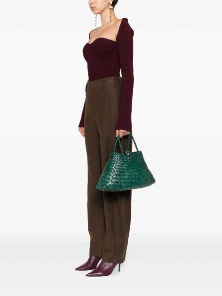 Genti de mana DRAGON DIFFUSION Handbags Green Femei (BM 19760607) 2