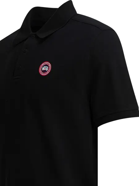 Tricouri Polo CANADA GOOSE Polo shirts Black Barbati (BM 19760661) 4