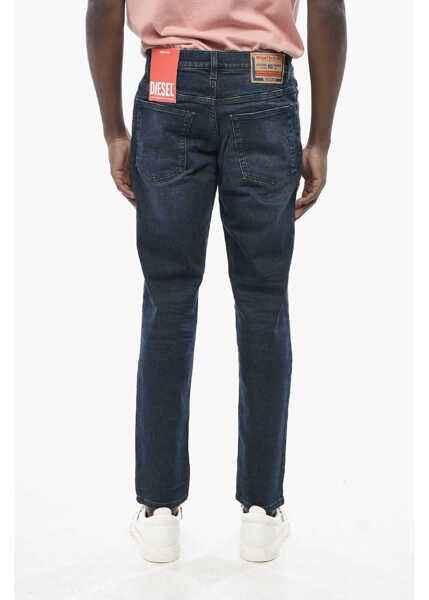 Blugi drepti Diesel Regular Fit Jeans D-Finitive 2023 Mid Rise 17Cm L.32 Blue Barbati (BM 19760915) 2