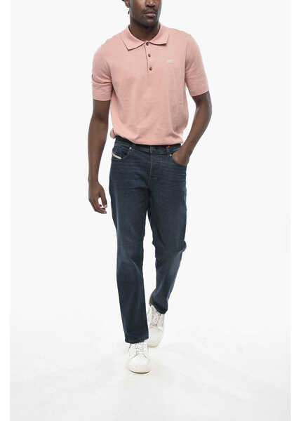 Blugi drepti Diesel Regular Fit Jeans D-Finitive 2023 Mid Rise 17Cm L.32 Blue Barbati (BM 19760915) 4