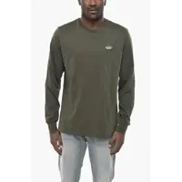 Tricouri Long-Sleeve Crew Neck T-Shirt T-Just-Ls-Situation With Print Barbati