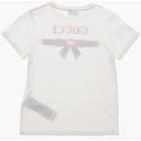 Imbracaminte pentru Baieti pagina 35 - Tricouri Gucci Crewneck T-Shirt With Printed Logo White Baieti (BM 19760933) - B-mall.ro