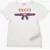 Gucci Crewneck T-Shirt With Printed Logo White