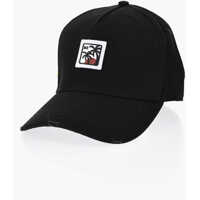 Sepci DSQUARED2 Cotton Baseball Cap With Patch